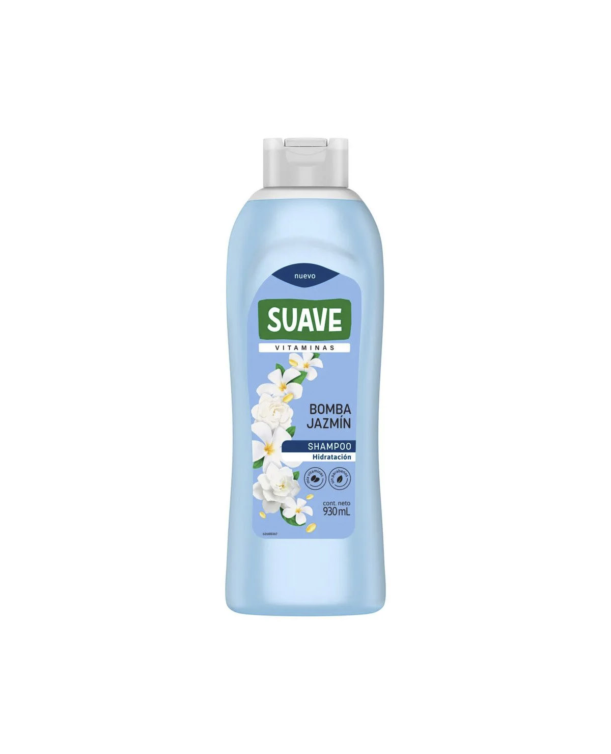 Shampoo Suave Bomba Jazmín Hidratación 930 Ml